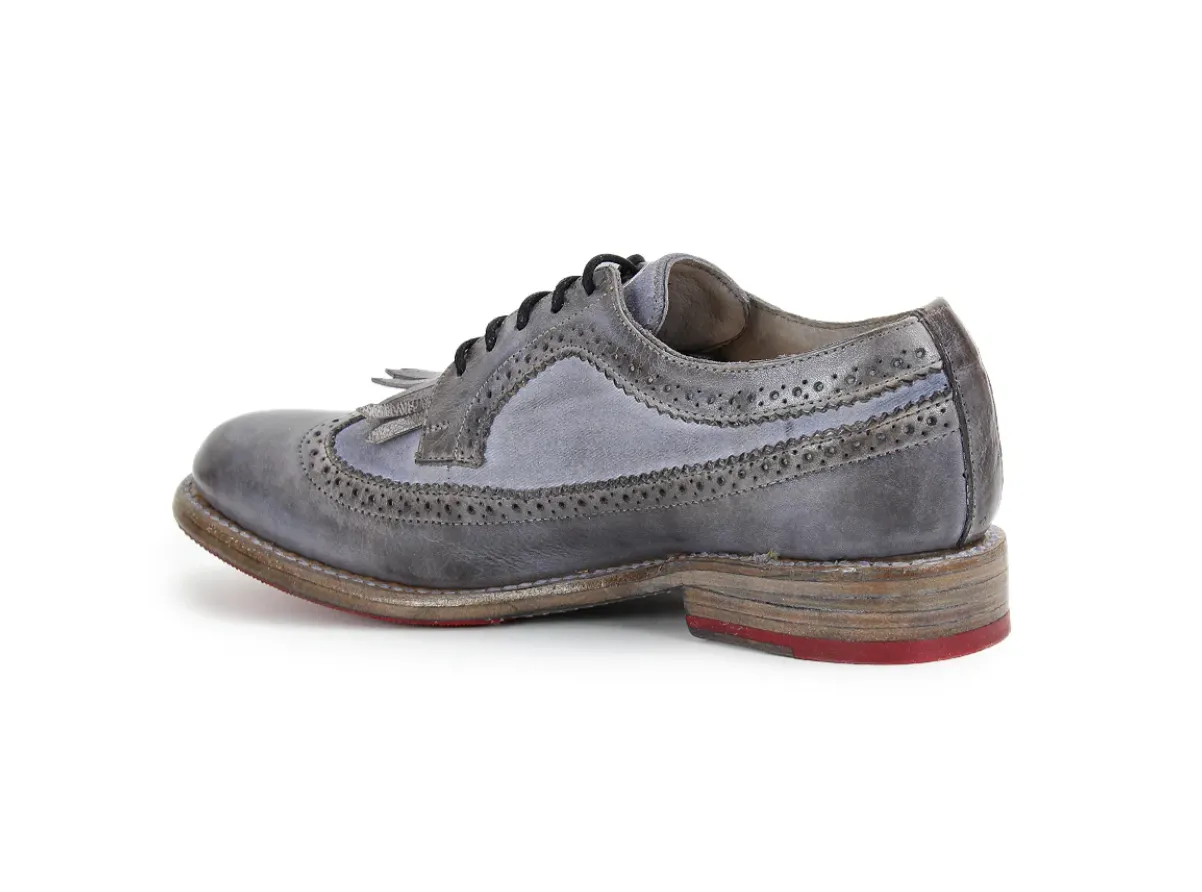 Bedstu Leather Lace Up Oxford Lita K in Alkaline