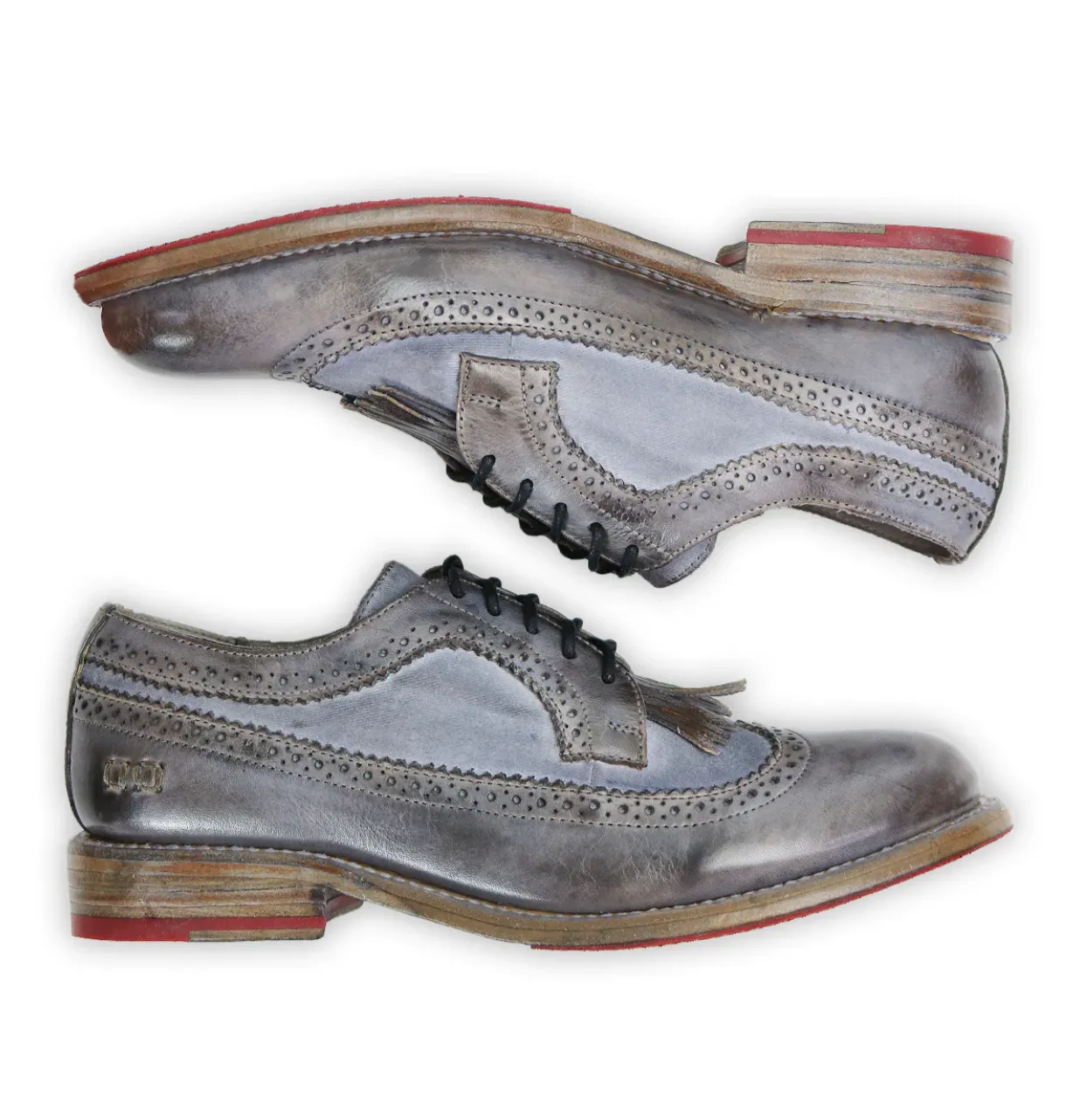 Bedstu Leather Lace Up Oxford Lita K in Alkaline