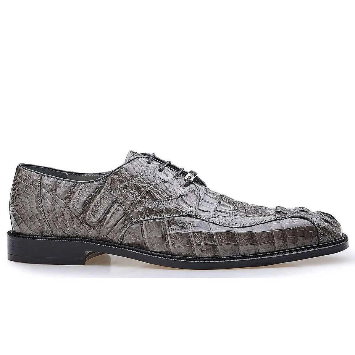 Belvedere Chapo 1465 Men's Designer Shoes Exotic Crocodile Hornback Oxfords (BV1006)