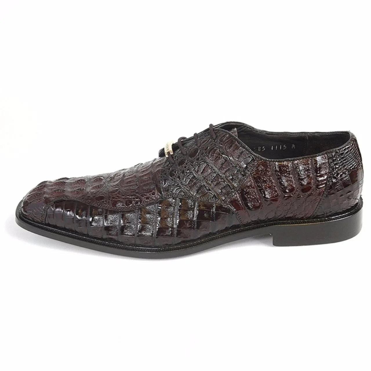 Belvedere Chapo 1465 Men's Designer Shoes Exotic Crocodile Hornback Oxfords (BV1006)