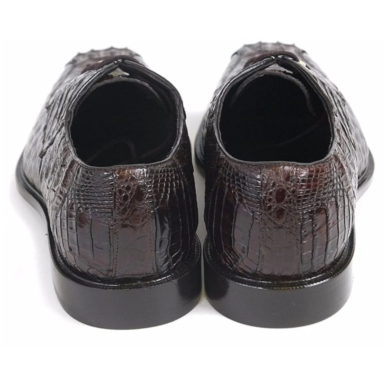 Belvedere Chapo 1465 Men's Designer Shoes Exotic Crocodile Hornback Oxfords (BV1006)