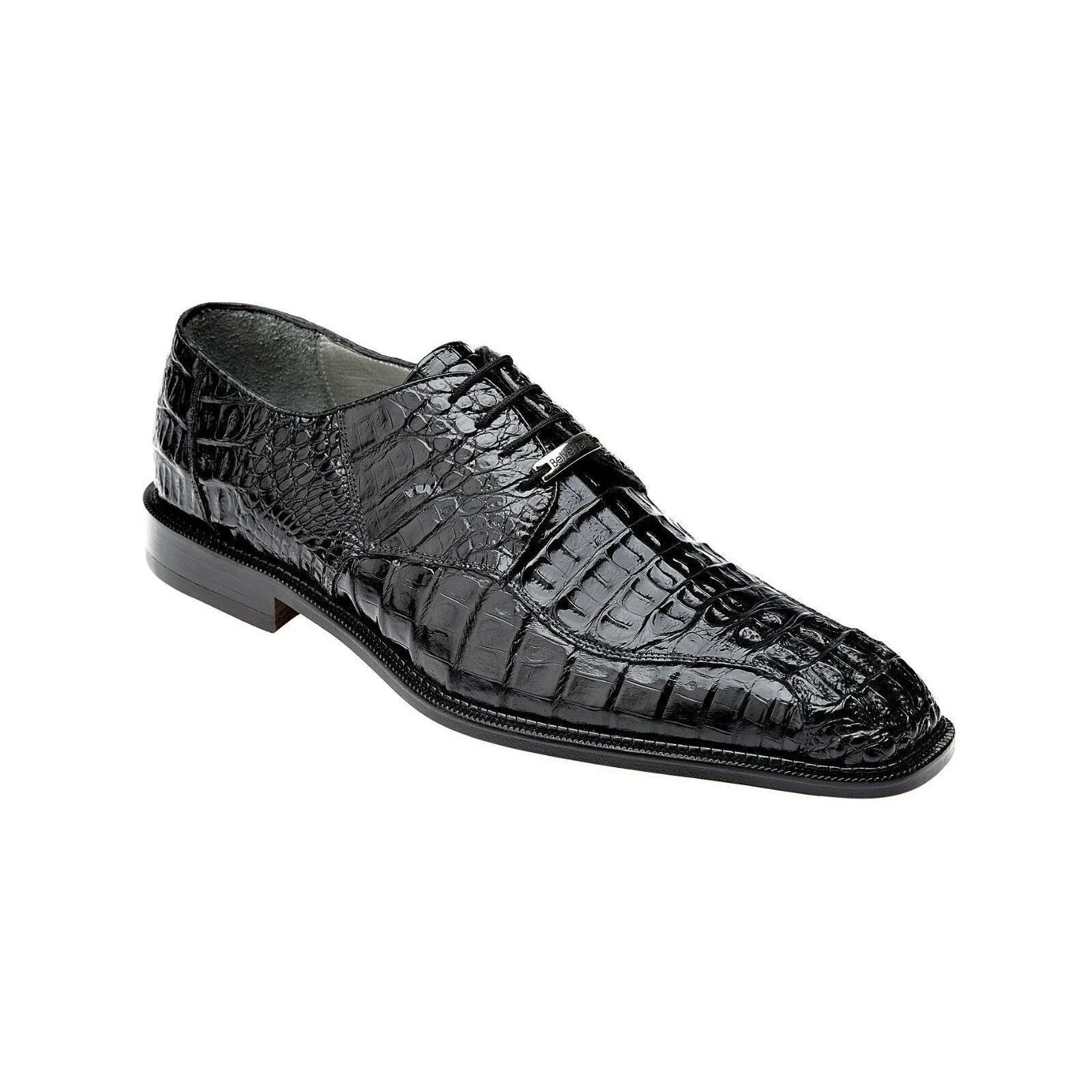 Belvedere Chapo 1465 Men's Designer Shoes Exotic Crocodile Hornback Oxfords (BV1006)
