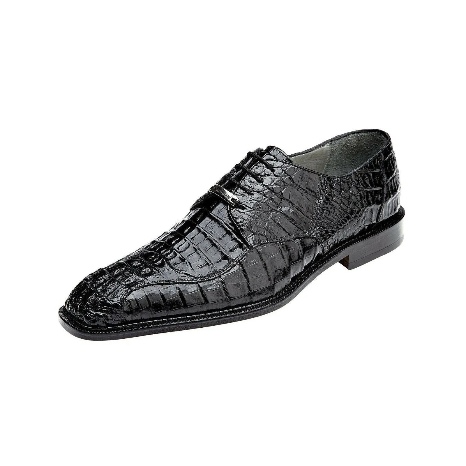 Belvedere Chapo 1465 Men's Designer Shoes Exotic Crocodile Hornback Oxfords (BV1006)