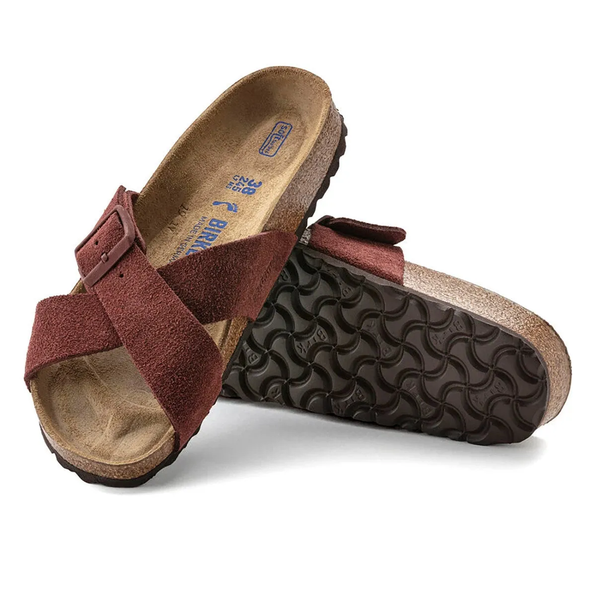 Birkenstock Women's Siena Soft Footbed Suede Sandals