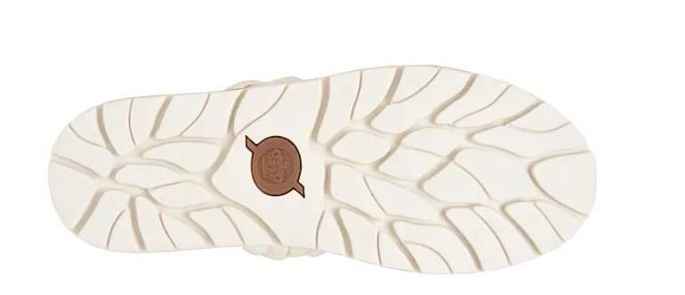 Born Women's Freesia White Leather Braided Strap Sandals BR0048101-WHT