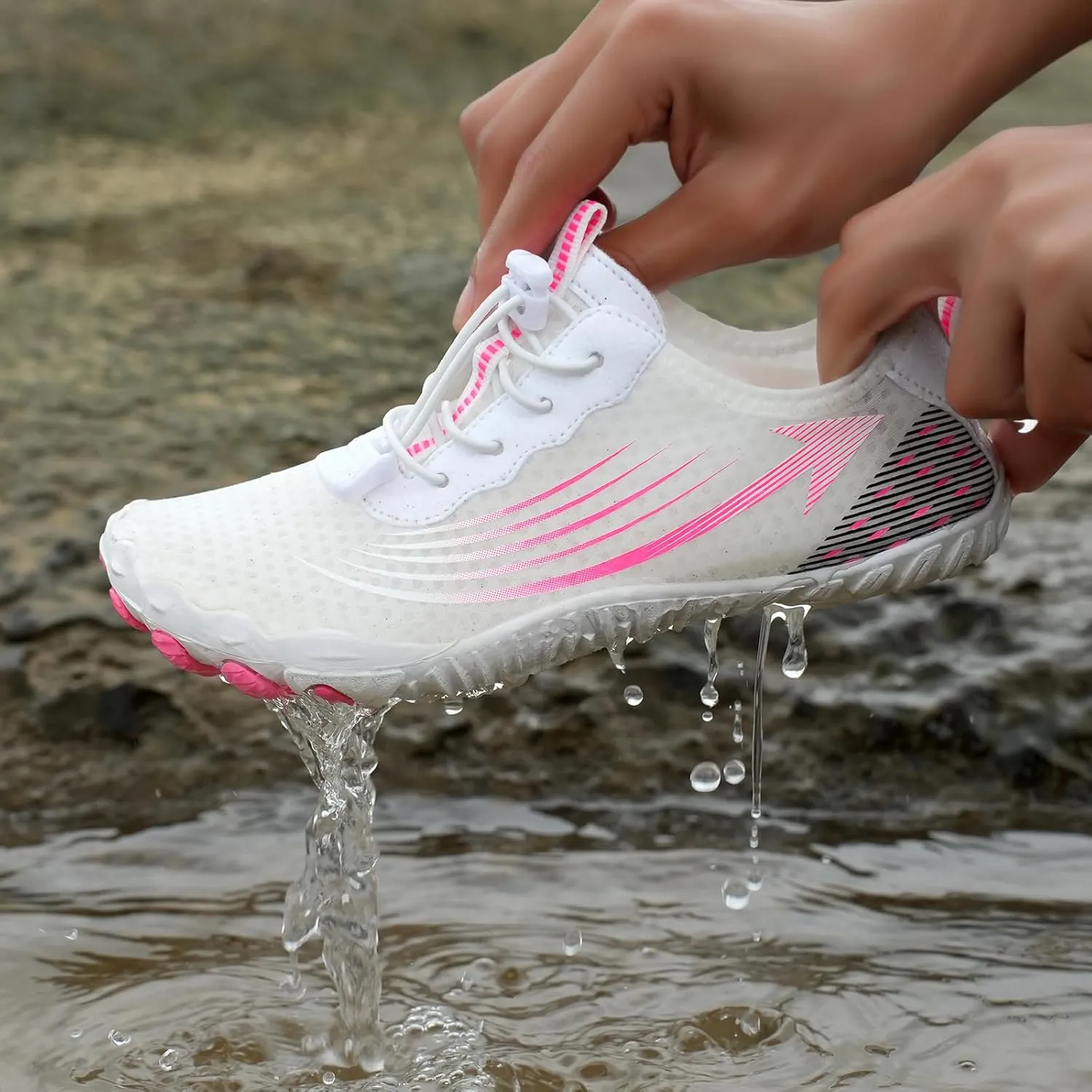 Breathable Hike Barefoot Shoes for Women Men Pro Barefoot Shoe Healthy & Non-Slip Unisex Zero Drop Wide Toe Box Shoes Waterproof Hike Athletic Hiking Shoe