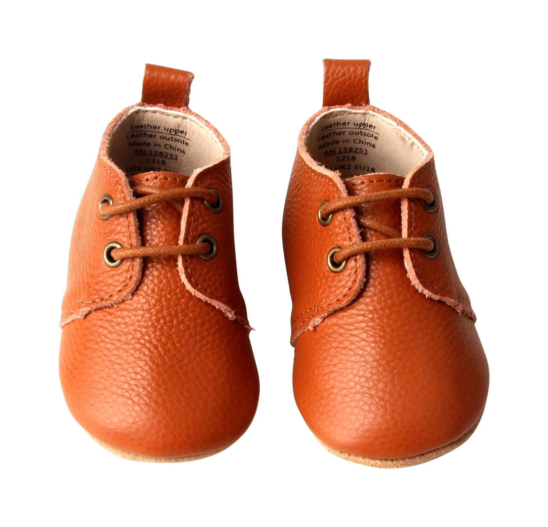 Camel - Oxford - US Size 1-4 - Soft Sole
