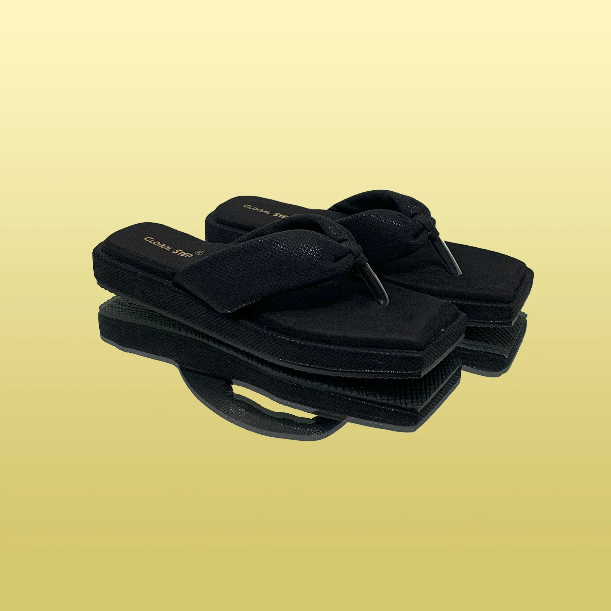 Classic Black Flip-Flops - Minimalist Edition