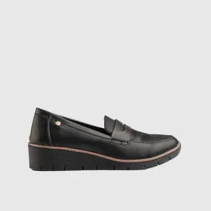 Comfort Moc Wedge Black 10566