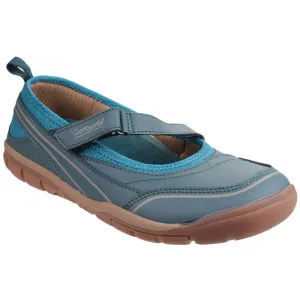 Cotswold Appleton Touch Fastening Ballet Pumps Womens