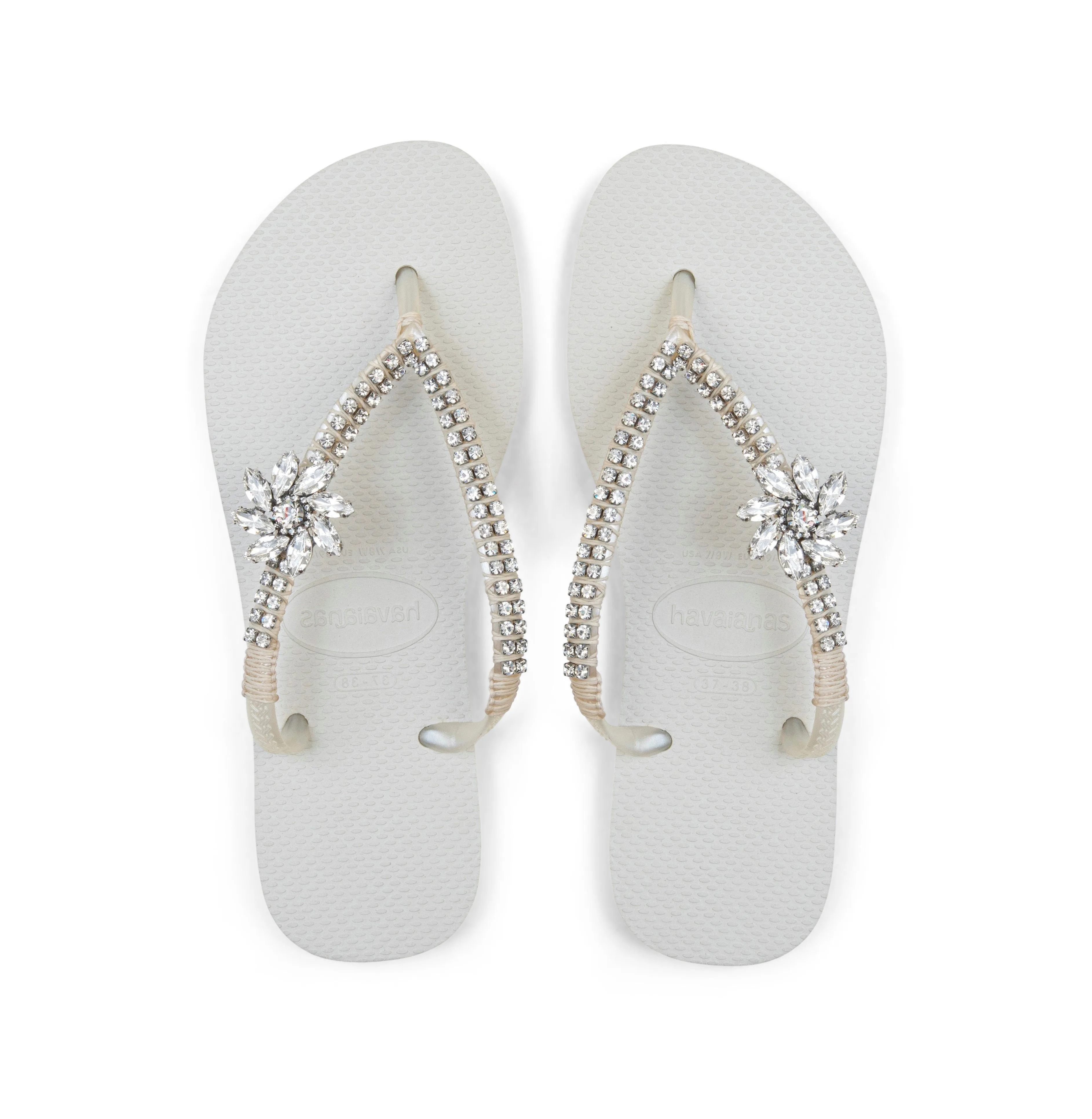 Crystal Flip Flops