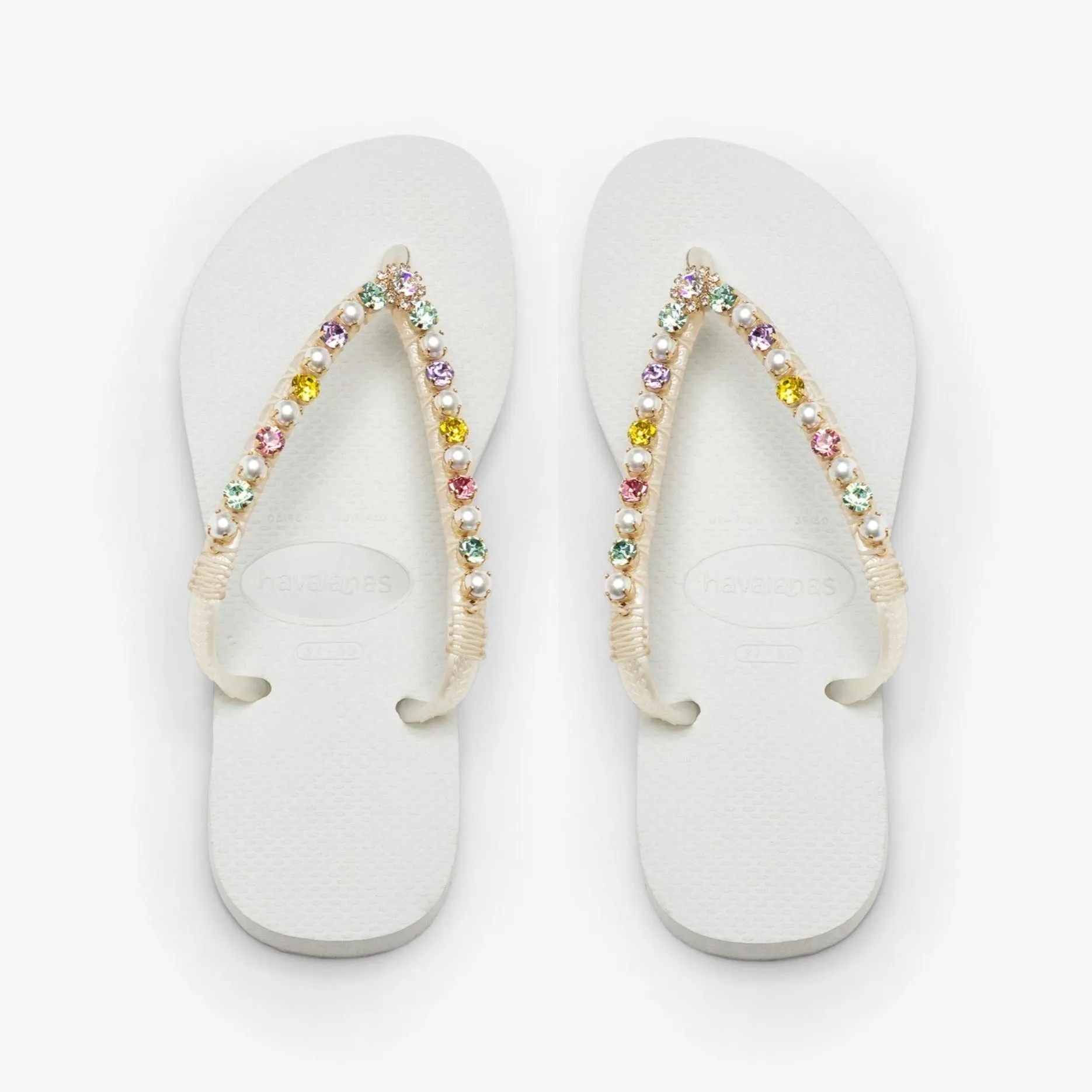 Crystal Flip Flops