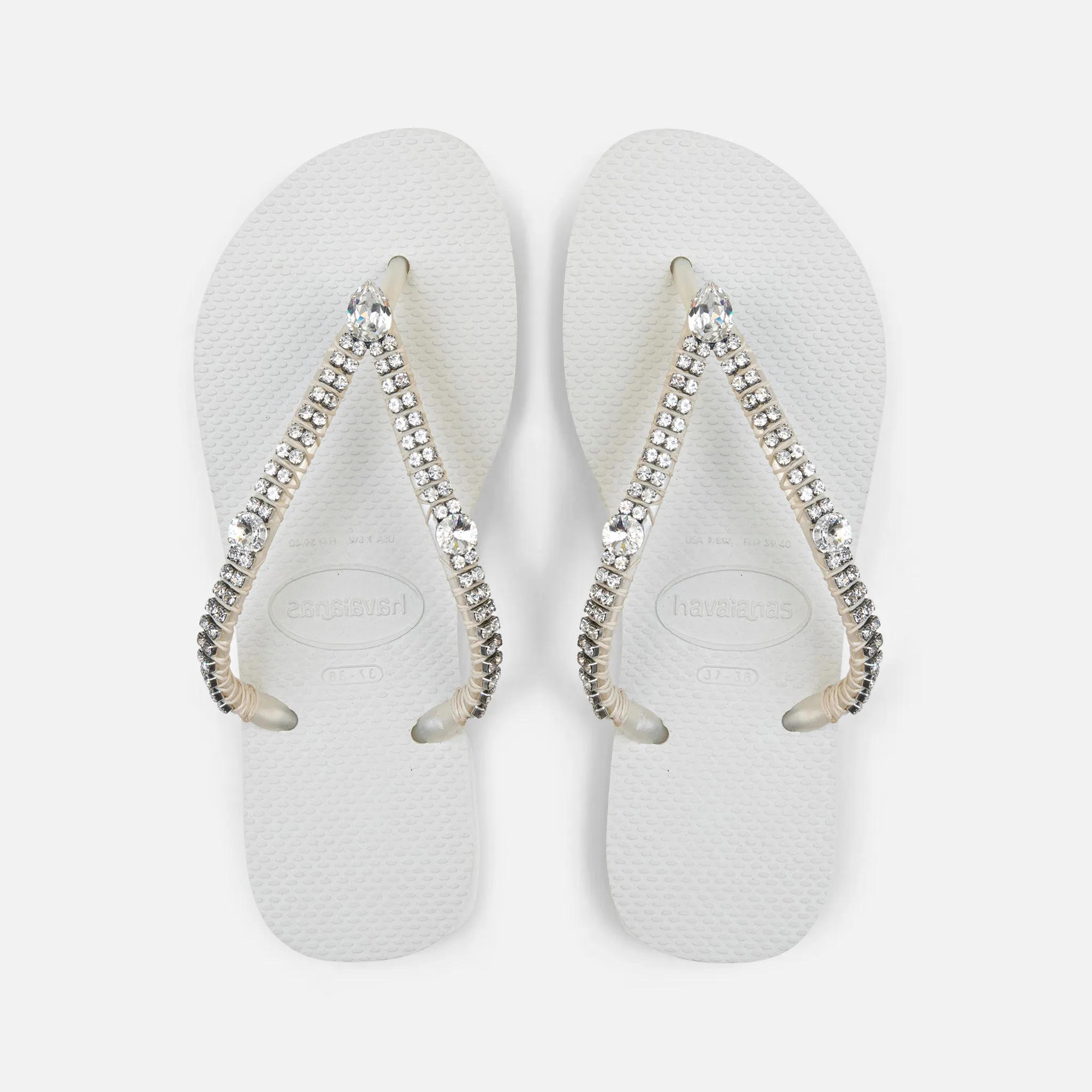 Crystal Flip Flops