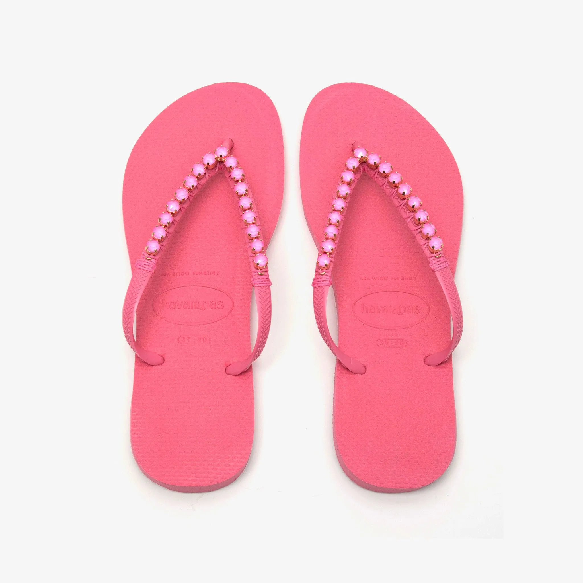 Crystal Flip Flops