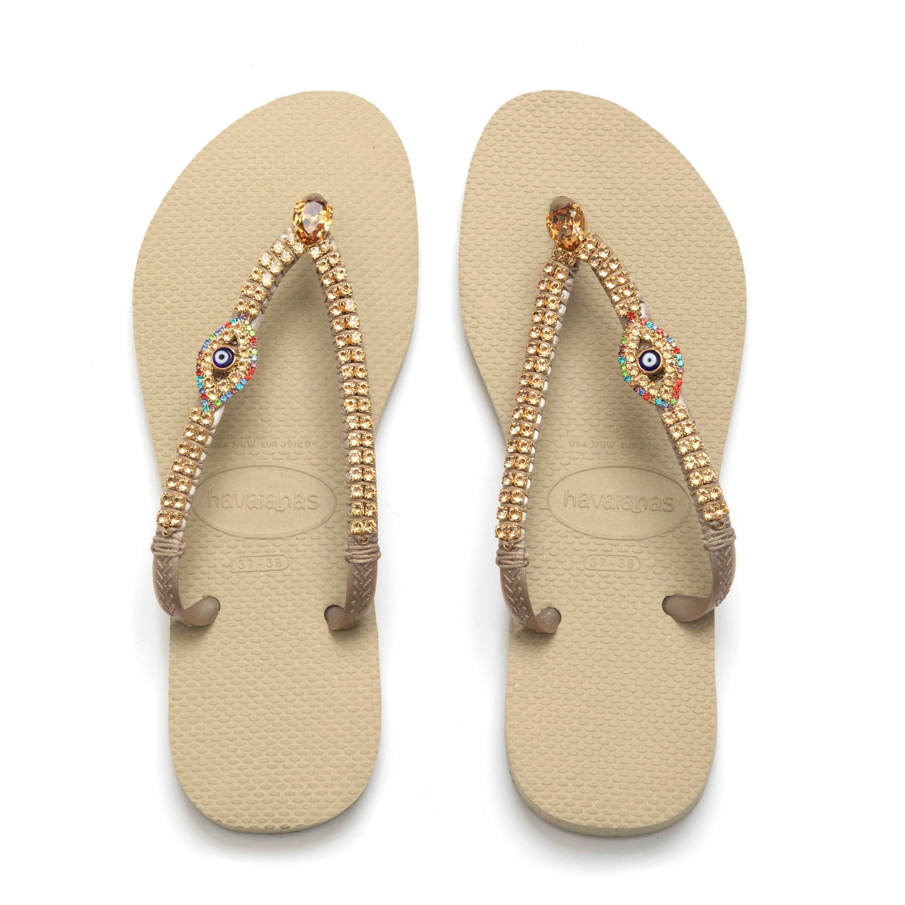 Crystal Flip Flops