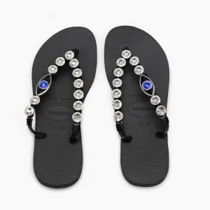 Crystal Flip Flops