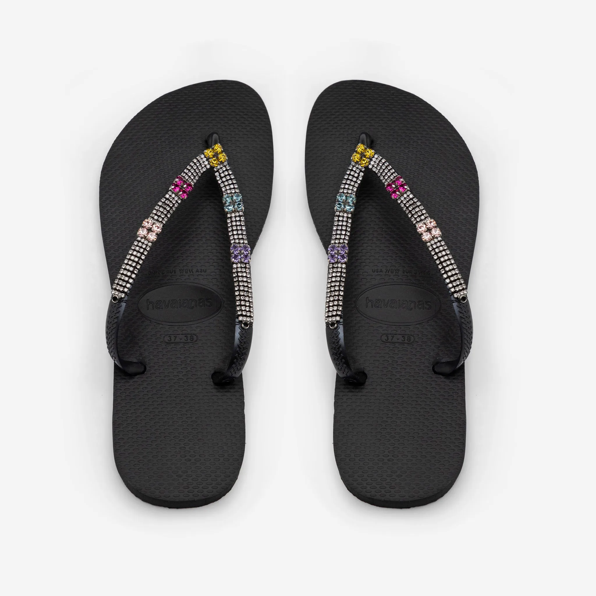 Crystal Flip Flops