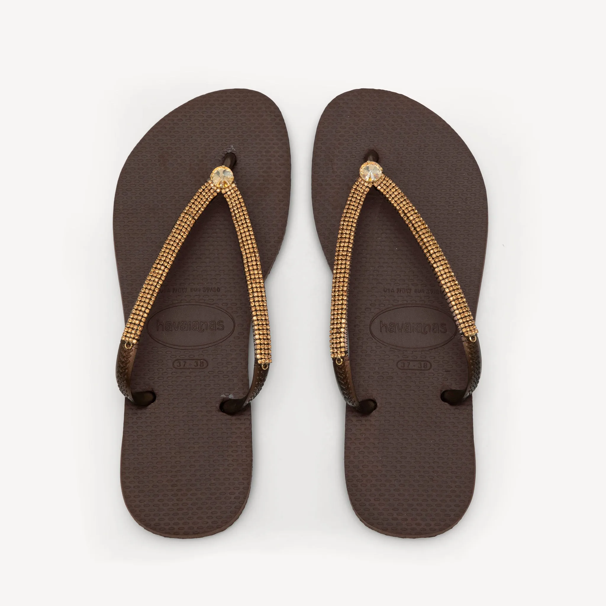 Crystal Flip Flops