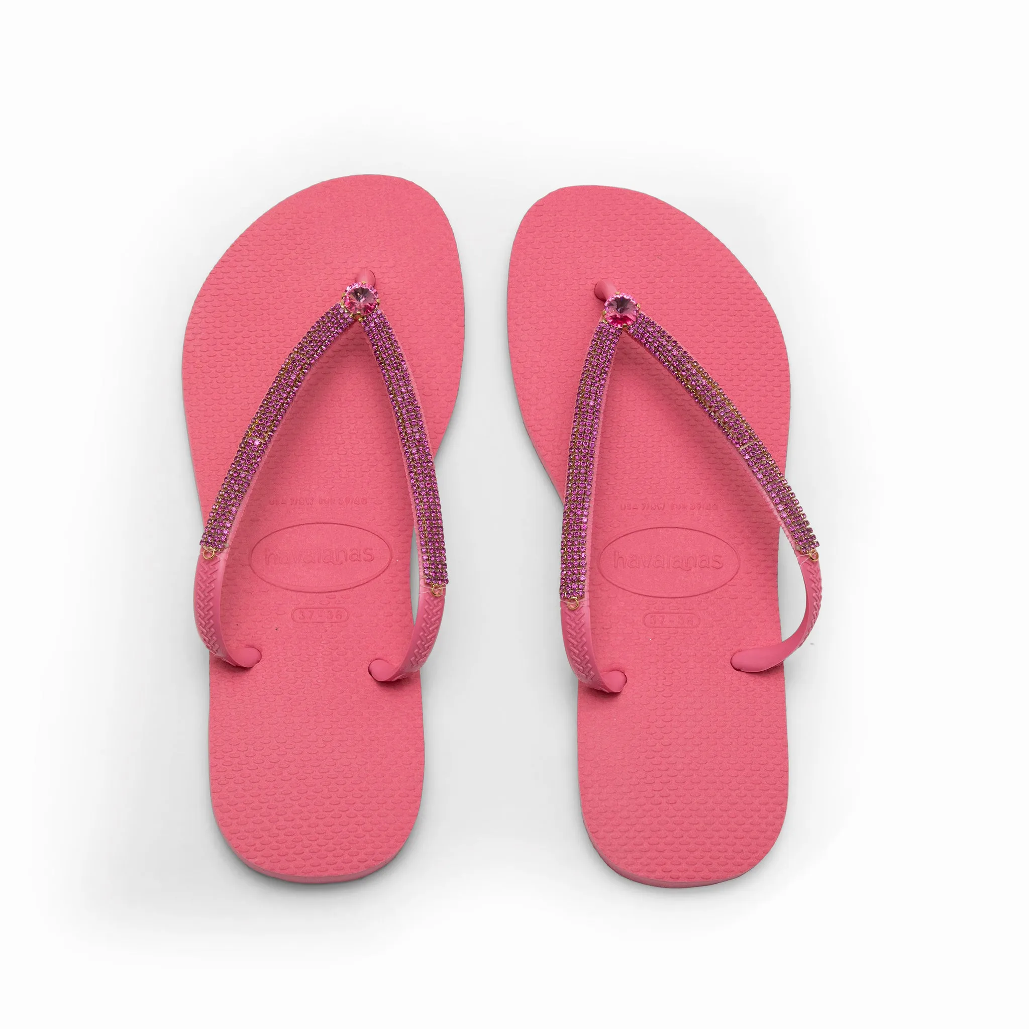 Crystal Flip Flops