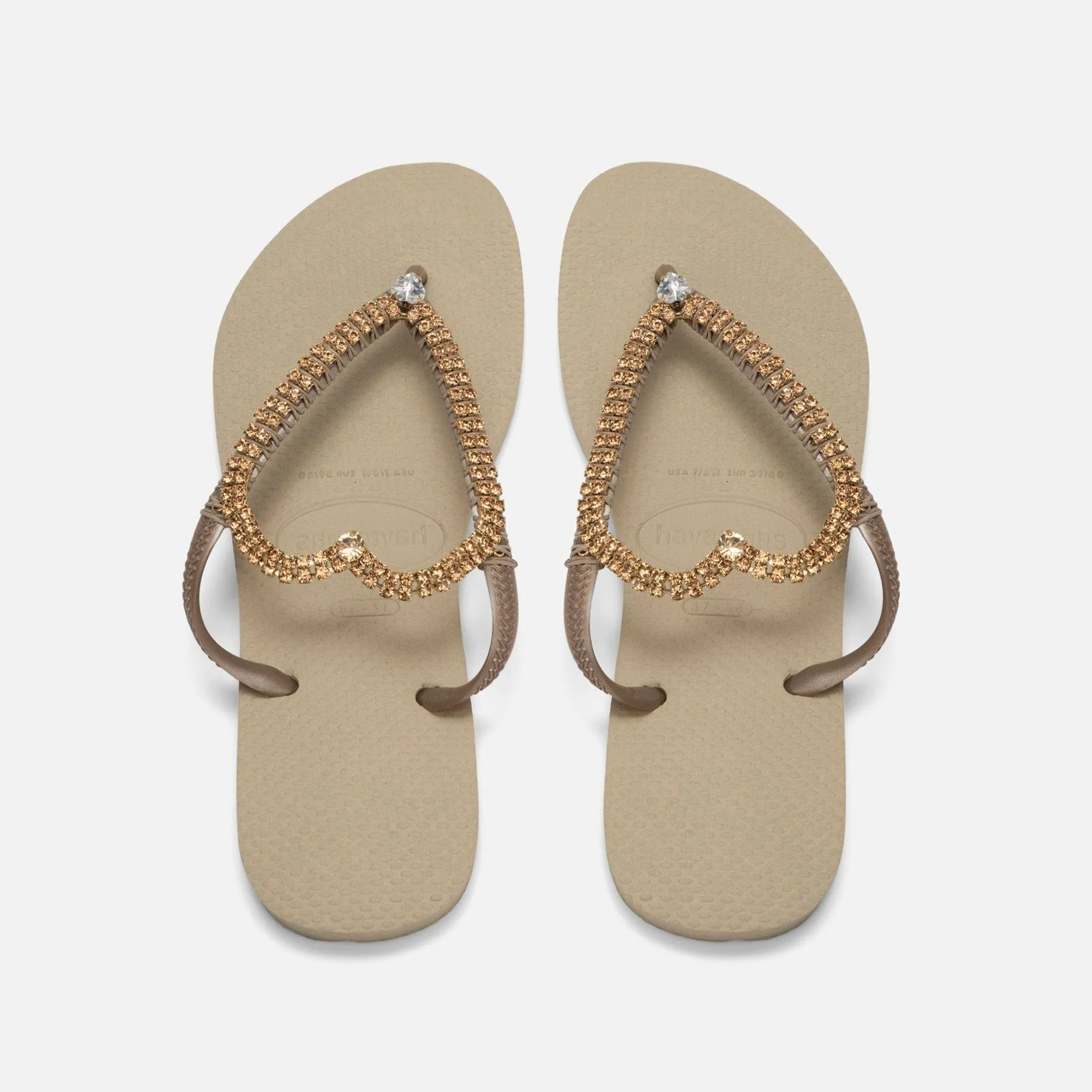 Crystal Flip Flops