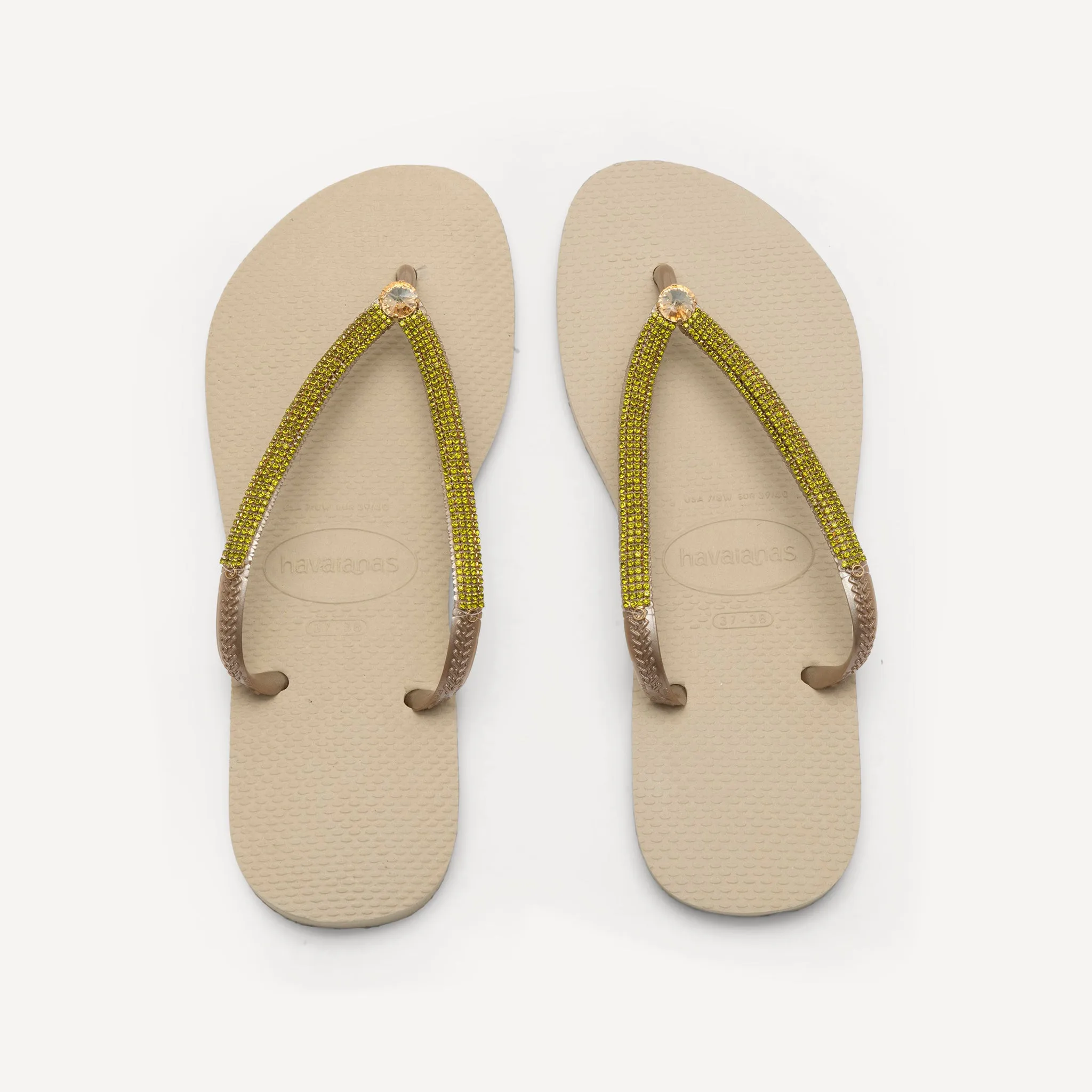 Crystal Flip Flops