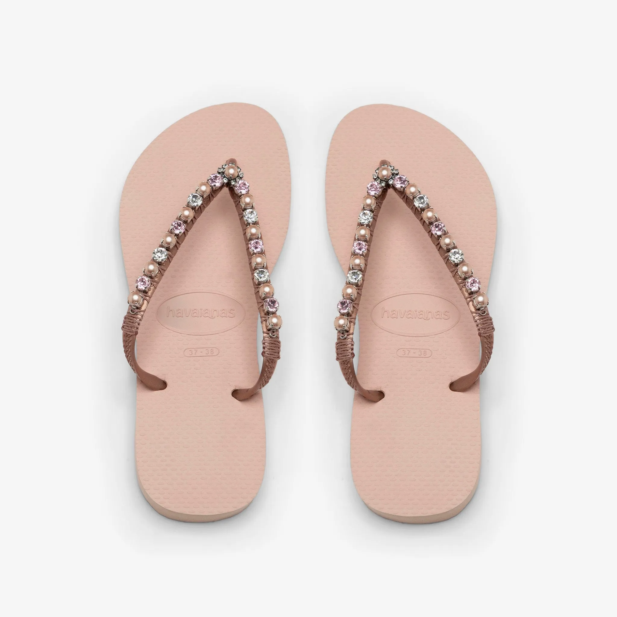 Crystal Flip Flops