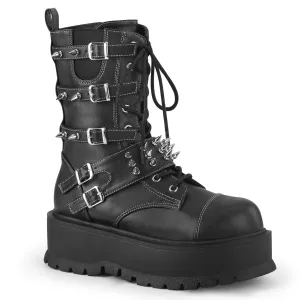 DemoniaCult Slacker 165 Womens Platform Calf Length Boots
