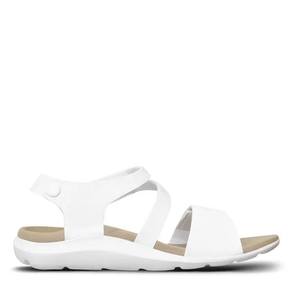 GROOVE SANDAL WHITE