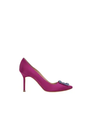 Hangisi Embellished Satin Pumps