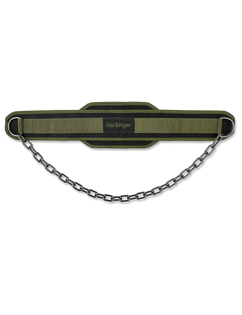 Harbinger Polypropylene Dip Belt with Steel Chain | Color Green