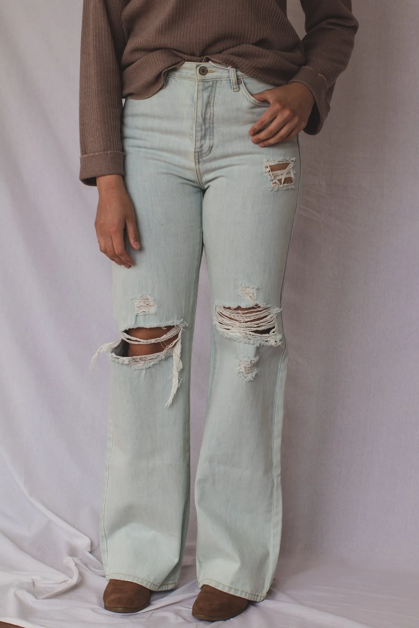 Kancan Harper High Rise Flare Jean