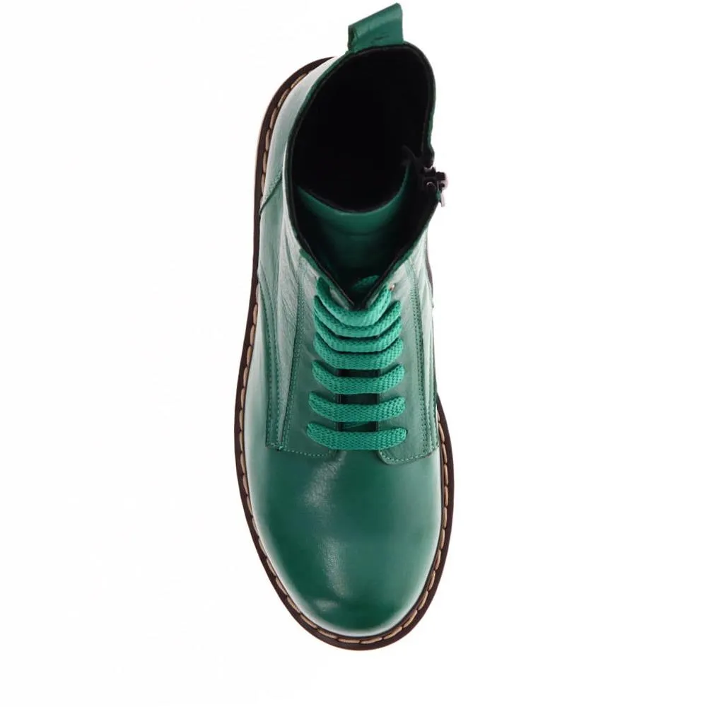 Lace-Up Leather Boots - BELYNR40001 / 326 190