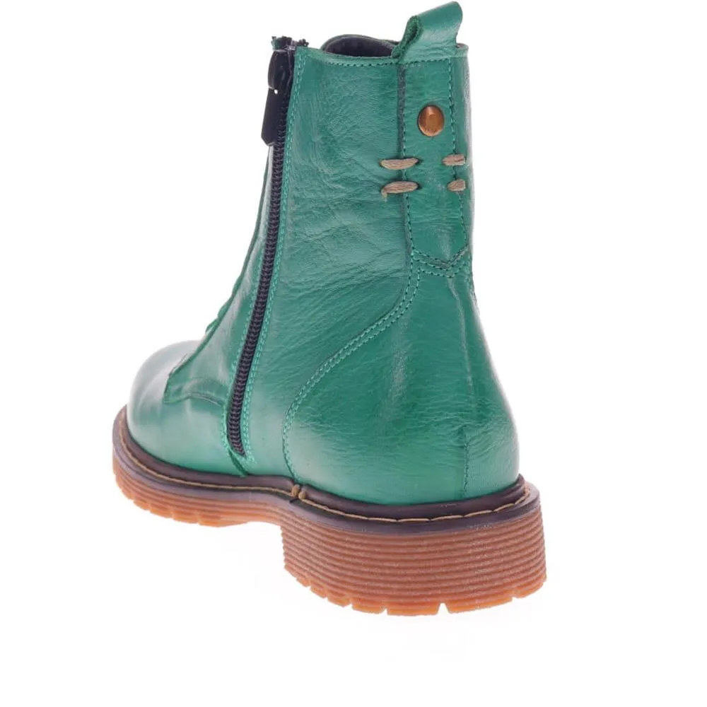 Lace-Up Leather Boots - BELYNR40001 / 326 190