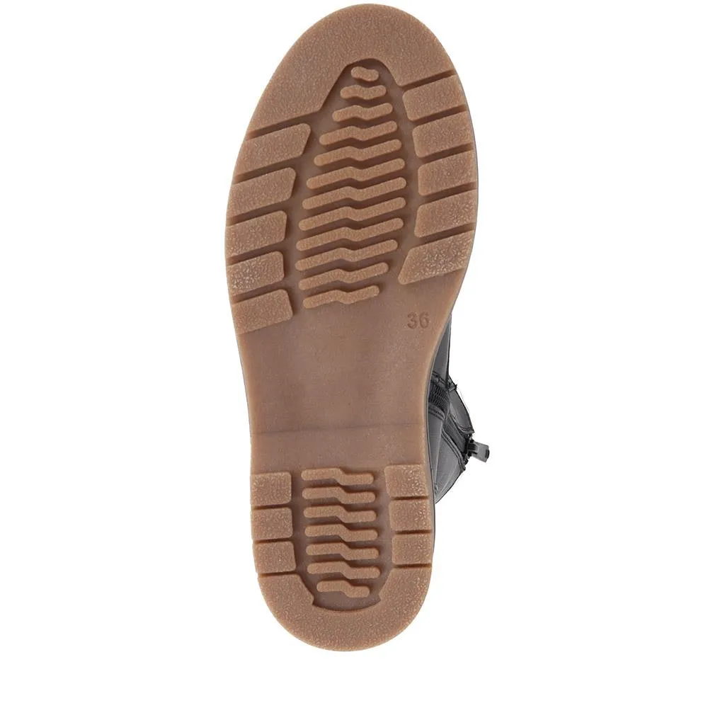 Lace-Up Leather Boots - BELYNR40001 / 326 190