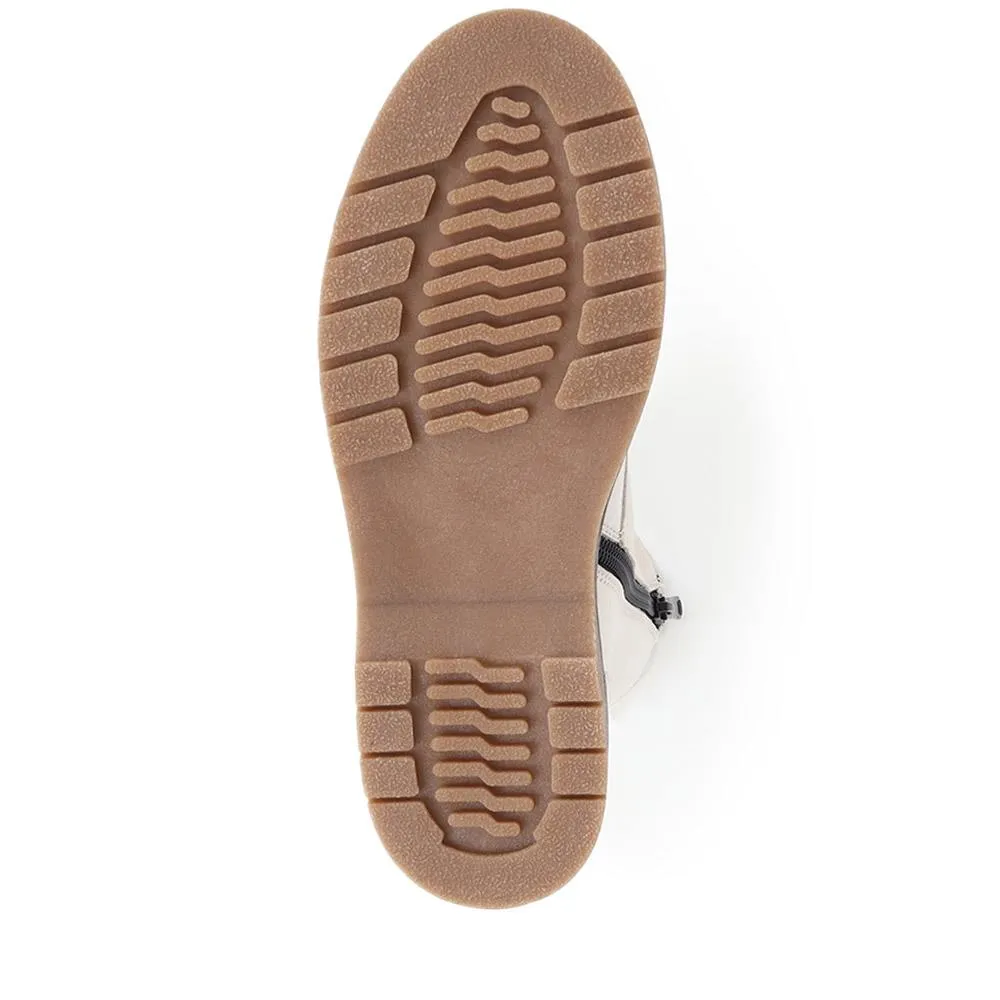 Lace-Up Leather Boots - BELYNR40001 / 326 190
