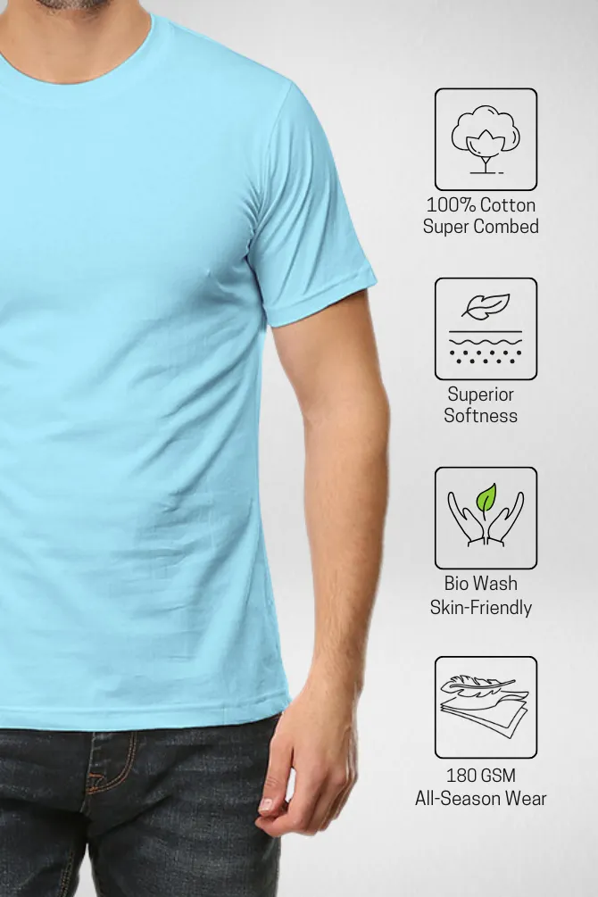Light Blue T-shirt for men