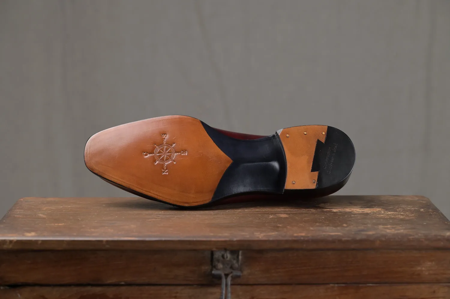 LINUS Pick Stitch Cap Toe Oxfords