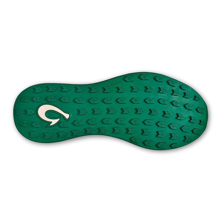 Manele Men's Breathable Golf Shoe in White and Bamboo