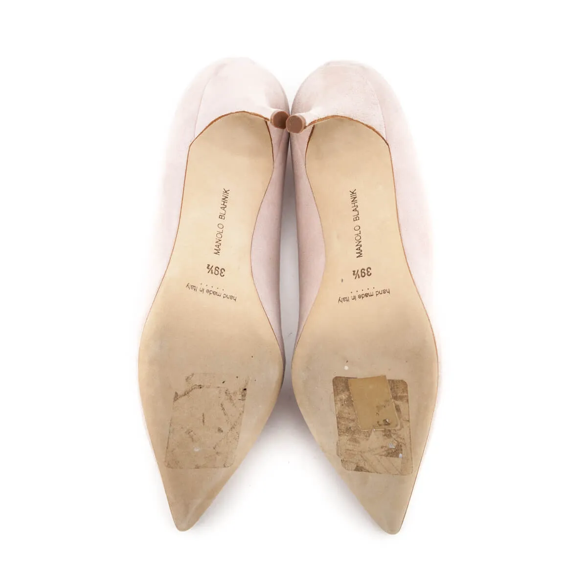 Manolo Blahnik Pink Suede Pumps Size US 9.5 | EU 39.5