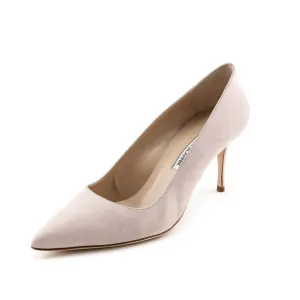 Manolo Blahnik Pink Suede Pumps Size US 9.5 | EU 39.5