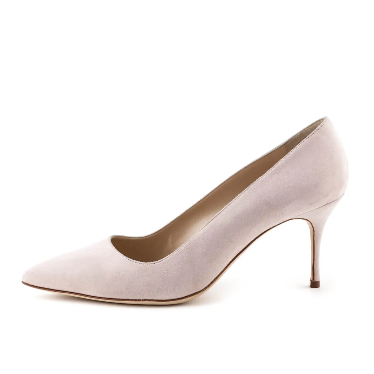 Manolo Blahnik Pink Suede Pumps Size US 9.5 | EU 39.5