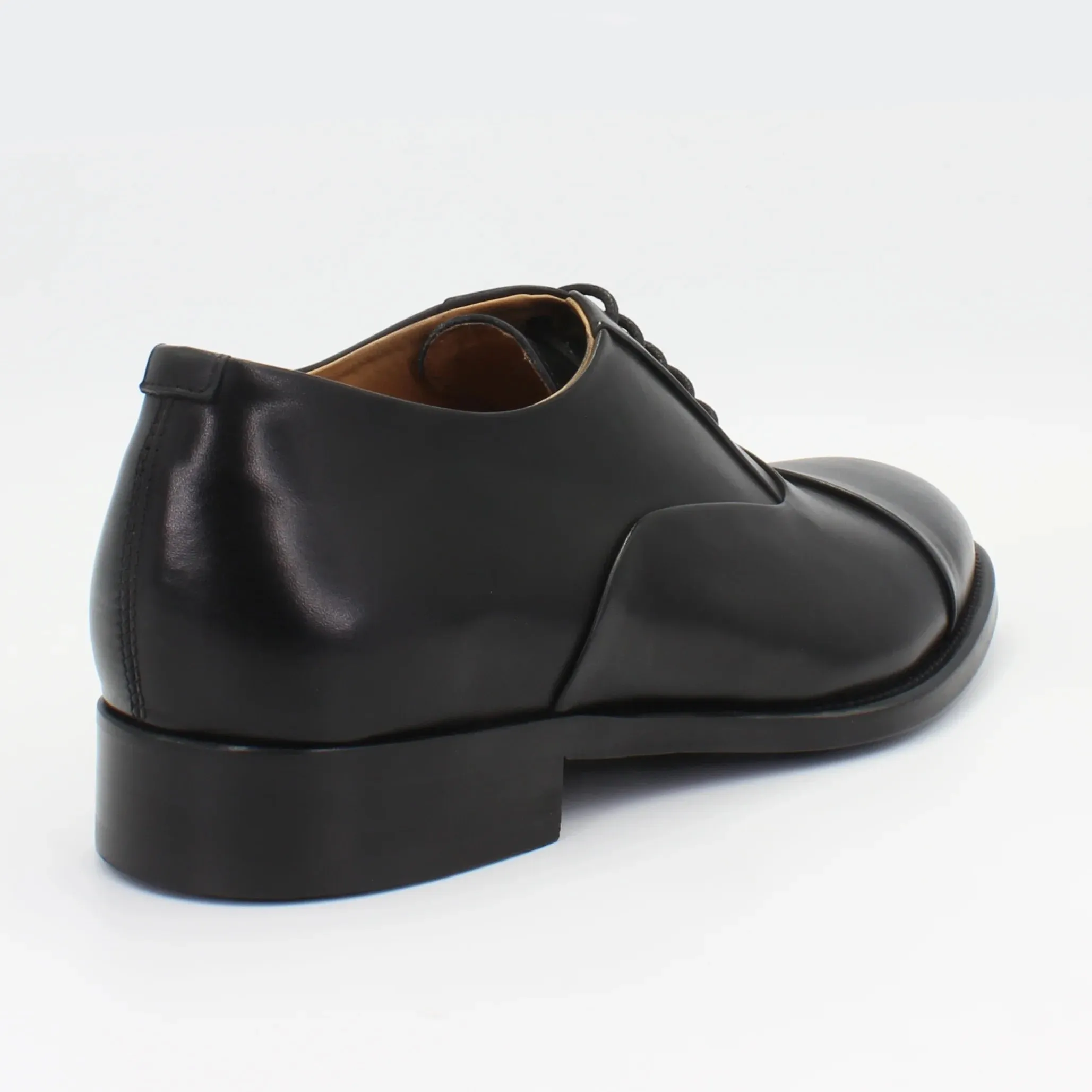 Men's Oxford in Calf Leather Montecarlo Nero Black (BRU11278)