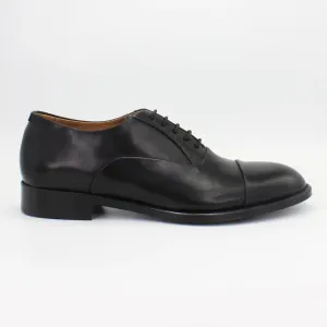 Men's Oxford in Calf Leather Montecarlo Nero Black (BRU11278)