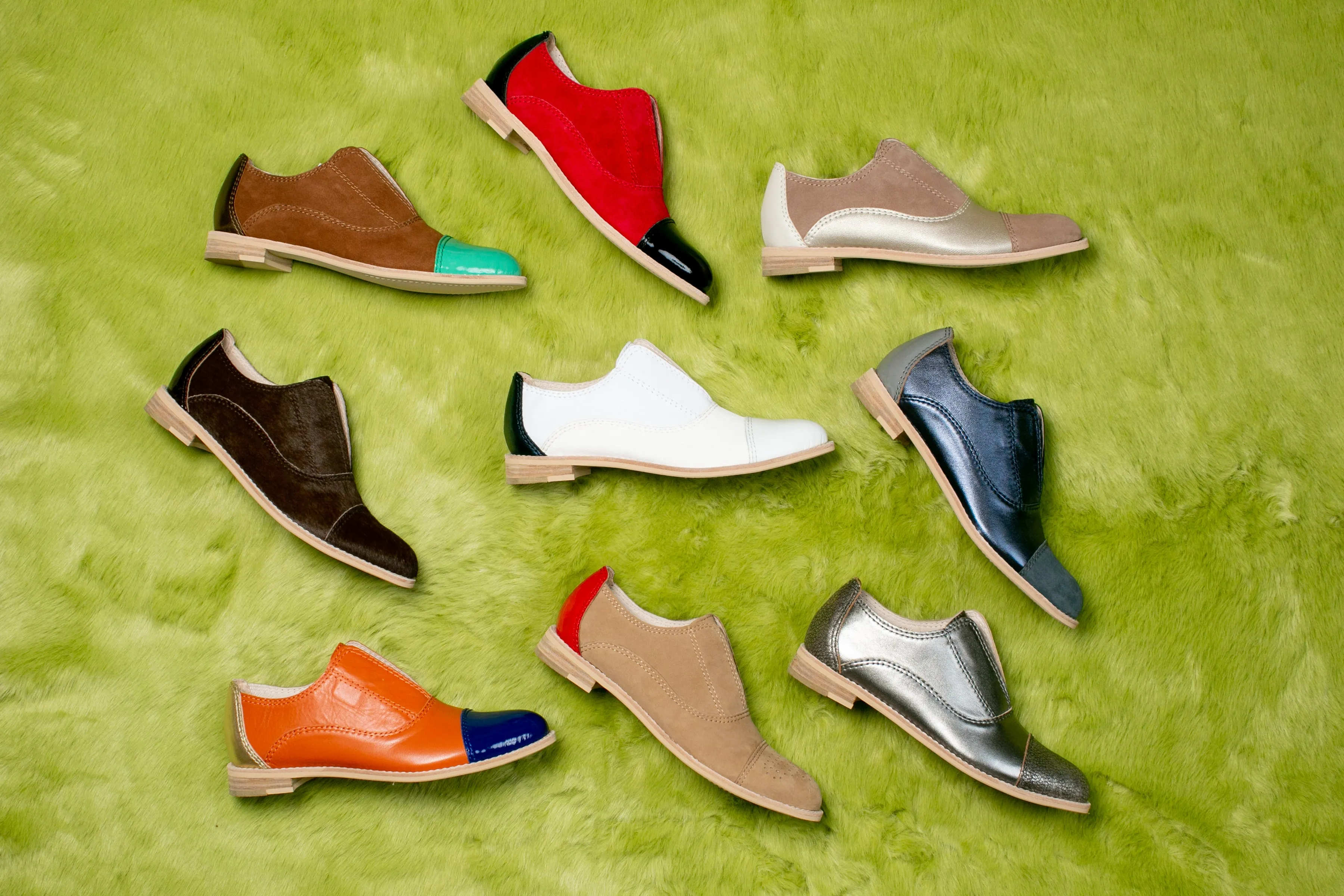 NOISETTE Beige Suede Oxfords
