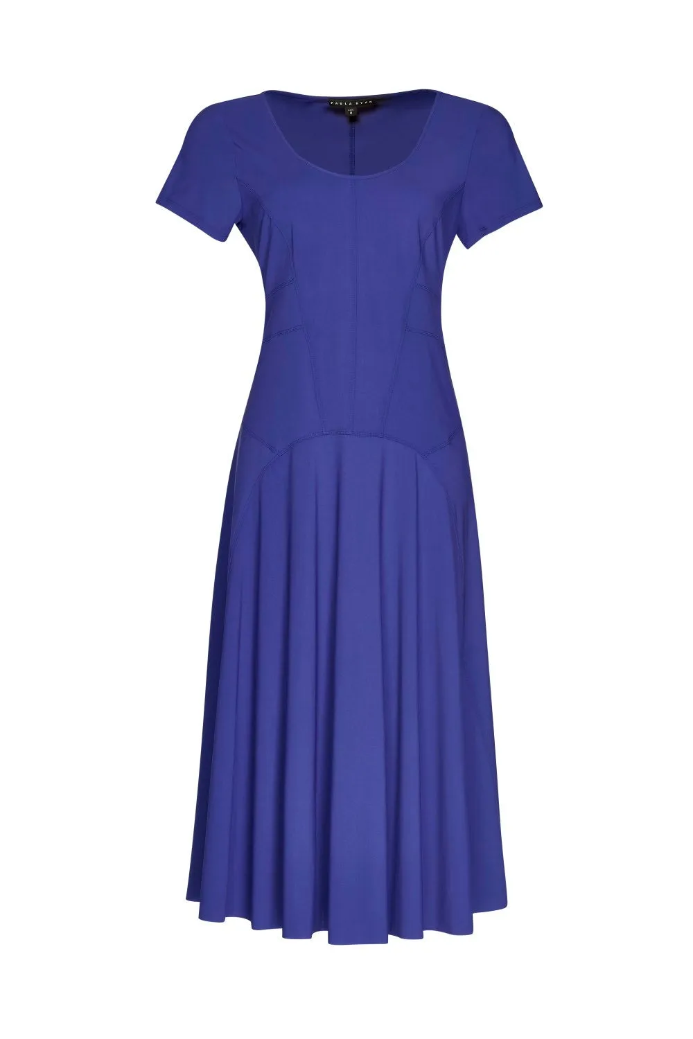 Panelled Short Sleeve Dress
