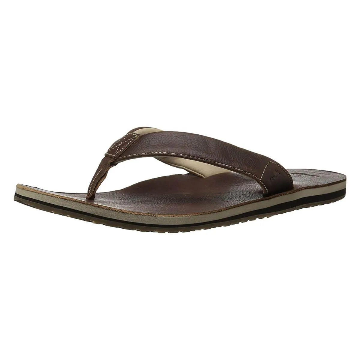Sanuk Men's Flip Flops - John Doe 2 Sandals Light Brown | 1019491-LTBR