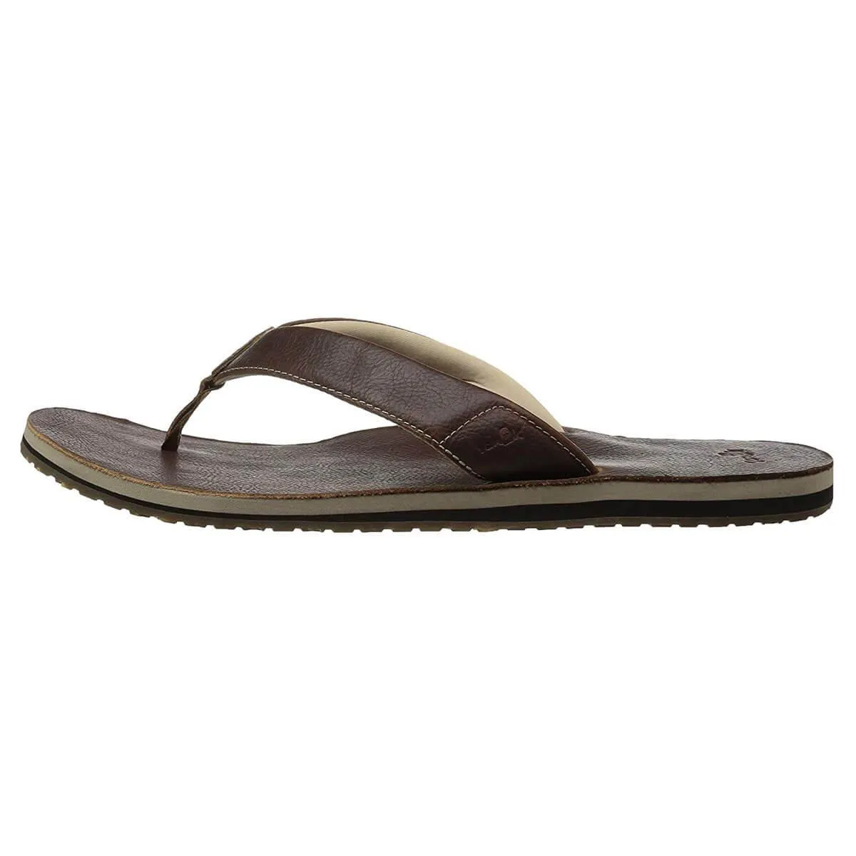 Sanuk Men's Flip Flops - John Doe 2 Sandals Light Brown | 1019491-LTBR