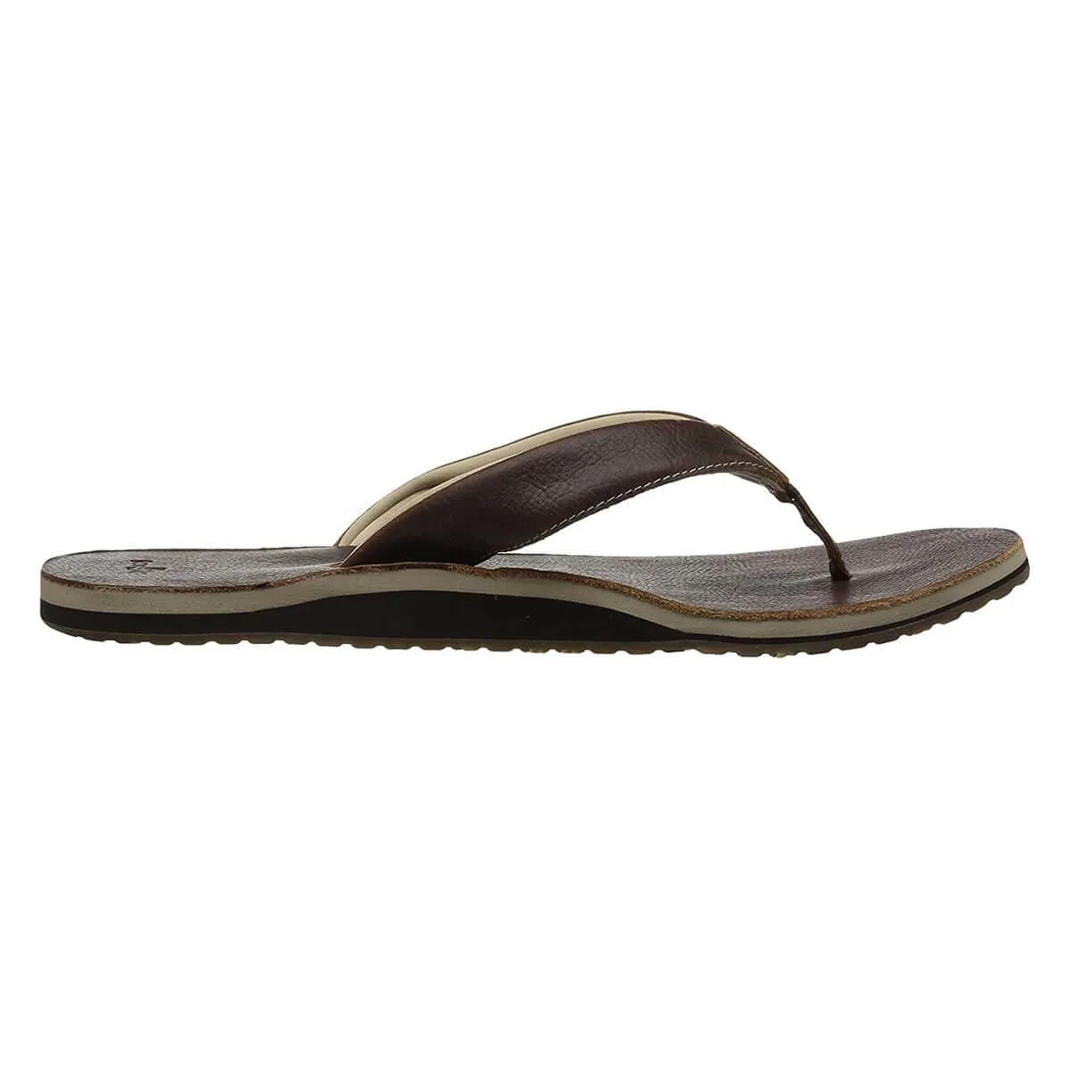 Sanuk Men's Flip Flops - John Doe 2 Sandals Light Brown | 1019491-LTBR