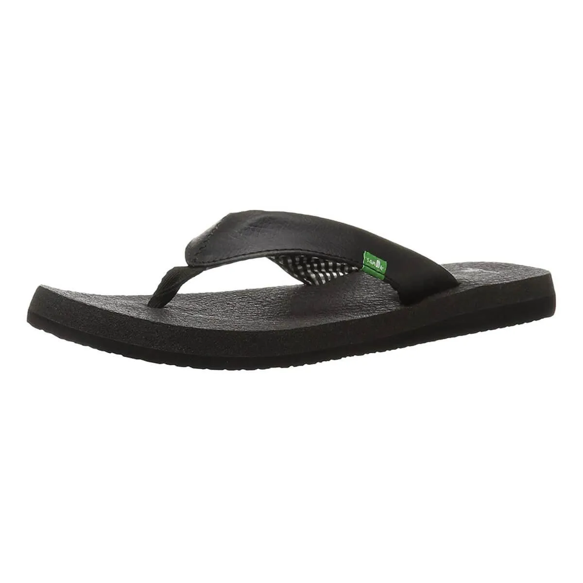Sanuk Women's Flip-Flops - Yoga Mat Ebony  | SWS2908-EBY