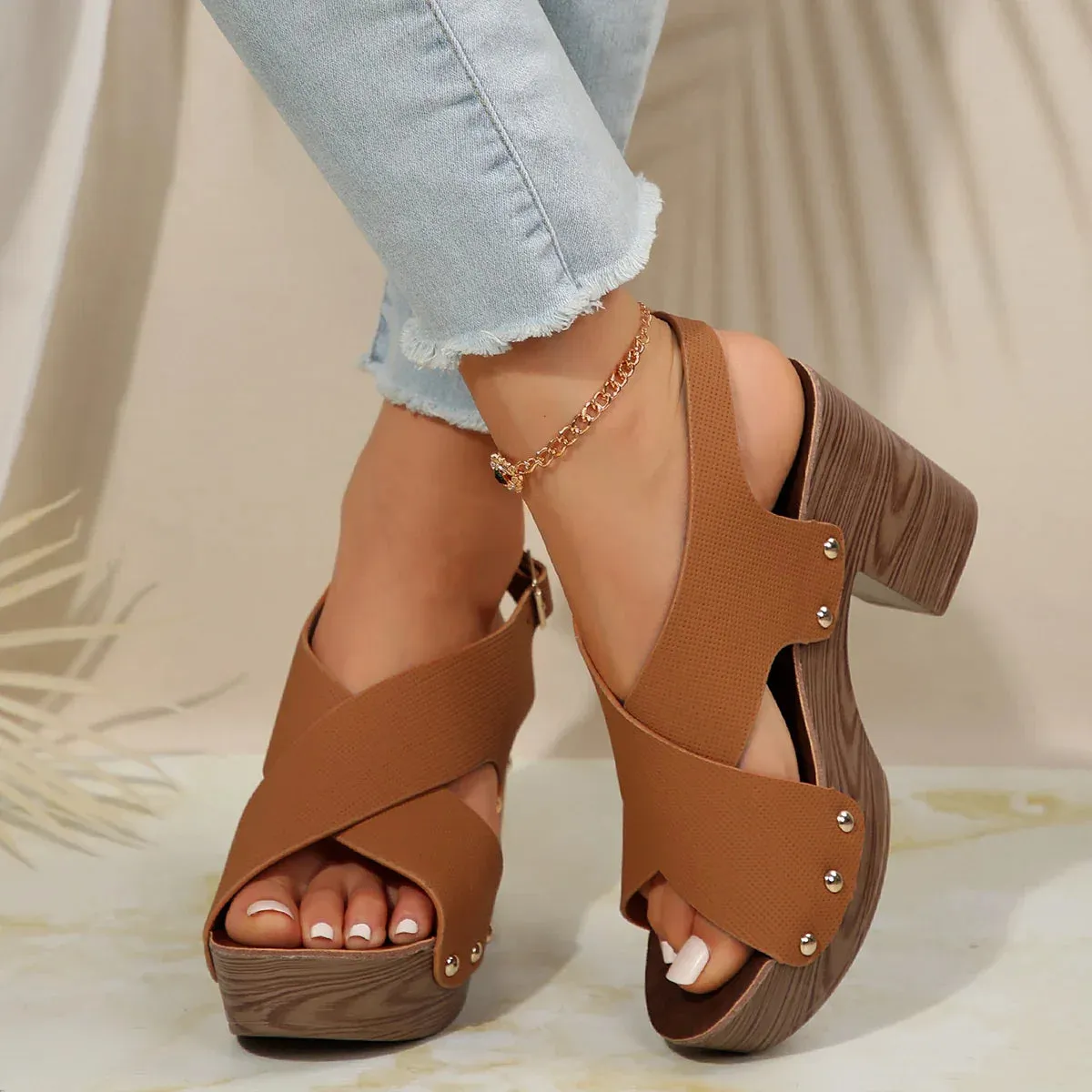 Shira™ - Elevated Heel Sandals